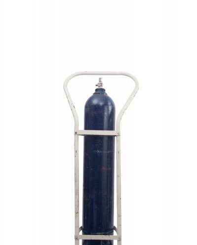 Oxygen tank and trolley - navy